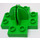 Duplo Fel groen Houder met Basis 4 x 4 x 2 Kruis (42058)
