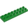 Duplo Lysegrønn Plate 2 x 8 (44524)