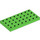 Duplo Bright Green Plate 4 x 8 (4672 / 10199)