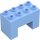 Duplo Bright Light Blue Brick 2 x 4 x 2 with 2 x 2 Cutout on Bottom (6394)