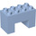 Duplo Bright Light Blue Brick 2 x 4 x 2 with 2 x 2 Cutout on Bottom (6394)