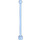 Duplo Bright Light Blue Flagpole 1 x 2 x 7 (51708)