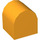 Duplo Orange clair brillant Brique 2 x 2 x 2 avec Haut incurvé (3664)