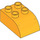 Duplo Bright Light Orange Brick 2 x 3 with Curved Top (2302)