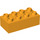 Duplo Bright Light Orange Brick 2 x 4 (3011 / 31459)