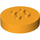 Duplo Bright Light Orange Brick 4 x 4 x 1.5 Circle with Cutout (2354)