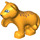 Duplo Orange clair brillant Leopard Cub avec Soulevé Paw (56434 / 63952)