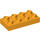 Duplo Orange clair brillant assiette 2 x 4 (4538 / 40666)