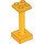 Duplo Bright Light Orange Stand 2 x 2 with Base (93353)