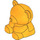 Duplo Bright Light Orange Teddy Bear (11385)
