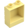 Duplo Světle žlutá Kostka 1 x 2 x 2 s Kostka Zeď Vzor (25550)