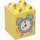 Duplo Jaune clair brillant Brique 2 x 2 x 2 avec Alarm Clock (31110 / 105429)