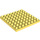 Duplo Giallo chiaro brillante Piastra 8 x 8 (51262 / 74965)