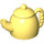 Duplo Helder Lichtgeel Tea Pot met Deksel (3728 / 35735)