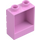 Duplo Bright Pink Brick 1 x 2 x 2 with Brick Wall Pattern (25550)