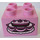 Duplo Leuchtendes Rosa Stein 2 x 2 mit Celebration Cake (3437 / 15947)