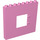 Duplo Bright Pink Panel 1 x 8 x 6 with Window (11335)