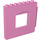 Duplo Leuchtend rosa Panel 1 x 8 x 6 mit Fenster - Links (51260)