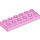 Duplo Klar rosa Plate 2 x 6 (98233)