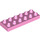 Duplo Klar rosa Plate 2 x 6 (98233)