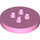 Duplo Bright Pink Plate 4 x 4 Round (15516)