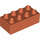 Duplo Bright Reddish Orange Brick 2 x 4 (3011 / 31459)