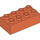 Duplo Helder roodachtig oranje Steen 2 x 4 (3011 / 31459)