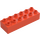 Duplo Světle načervenalá oranžová Kostka 2 x 6 (2300)