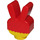 Duplo Bunny Head with Red Ears