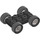 Duplo Bil Bas 2 x 4 med Svart Tires och Silver Hjul (12591 / 12592)