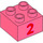 Duplo Coral Brick 2 x 2 with &quot;2&quot; (3437 / 66026)