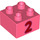 Duplo Coral Brick 2 x 2 with &quot;2&quot; (3437 / 66026)