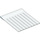 Duplo Gardin med Cut Strips med Medium Azure og hvid Sider (78690)