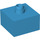 Duplo Azur foncé Brique 2 x 2 avec Épingle (92011)
