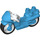 Duplo Donker azuurblauw Motorfiets (29973 / 78295)