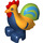 Duplo Blu scuro Rooster (37151)