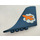 Duplo Dark Blue Tail Fin 2 x 10 x 5 with Airplane in Cloud (53491 / 62945)