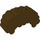Duplo Dark Brown Design Brick Hair (5000)