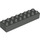 Duplo Dark Gray Brick 2 x 8 (4199)