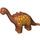 Duplo Arancione scuro Brachiosaurus con Lungo Neck e Gold Spots (75930 / 82783)