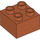 Duplo Mörk Orange Kloss 2 x 2 (3437 / 89461)