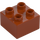 Duplo Ciemna pomarańcza Cegła 2 x 2 (3437 / 89461)