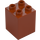 Duplo Dark Orange Brick 2 x 2 x 2 (31110)