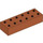 Duplo Mörk Orange Kloss 2 x 6 (2300)