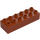 Duplo Ciemna pomarańcza Cegła 2 x 6 (2300)