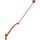 Duplo Arancione scuro Fishing Rod con Rosso Fishing Line (23146)