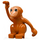 Duplo Dark Orange Monkey (53646)