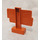 Duplo Dark Orange Road Sign with Trees (31283)