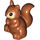 Duplo Tummanoranssi Squirrel (1376)