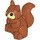 Duplo Dark Orange Squirrel (1376)